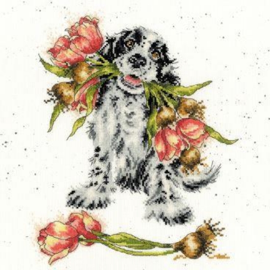 Picture of Hannah Dale - Blooming with Love Cross Stitch Kit by Bothy Threads