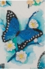 Picture of Blue Butterfly, 10x15cm Crystal Art Card