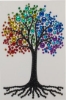 Picture of Rainbow Tree, 10x15cm Crystal Art Card