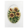Picture of Sunflowers - Printed Cross Stitch Card Kit by Orchidea