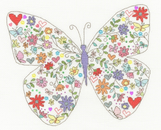 Picture of Lovely Butterfly by Bothy Threads