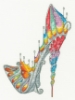 Picture of Stained Glass Slipper - (Sally King Shoes) by Bothy Threads