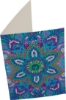 Picture of Blue Mandala, 10x15cm Crystal Art Card