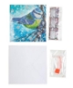Picture of Festive Bluetit Bird , 18x18cm Crystal Art Card