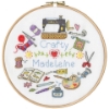 Picture of My Craft Den (Helen Smith) Cross Stitch Kit with Hoop by Bothy Threads