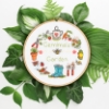Picture of My Garden (Helen Smith) Cross Stitch Kit with Hoop by Bothy Threads