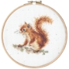 Picture of Acorns (Hannah Dale) Cross Stitch Kit with Hoop by Bothy Threads