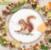 Picture of Acorns (Hannah Dale) Cross Stitch Kit with Hoop by Bothy Threads