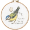 Picture of Little Blue Tit (Madeleine Floyd) Cross Stitch Kit with Hoop by Bothy Threads