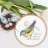 Picture of Little Blue Tit (Madeleine Floyd) Cross Stitch Kit with Hoop by Bothy Threads