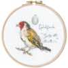 Picture of Little Goldfinch (Madeleine Floyd) Cross Stitch Kit with Hoop by Bothy Threads
