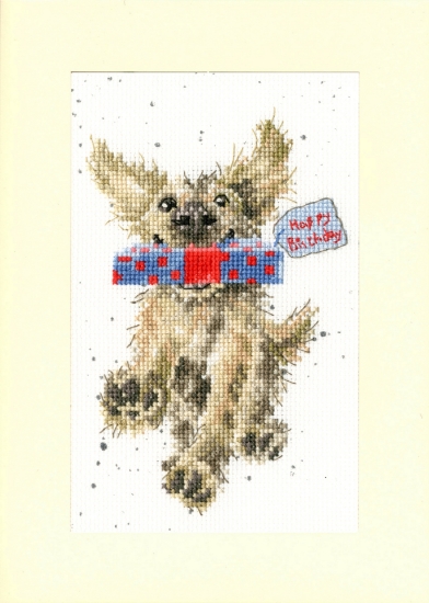 Picture of Special Delivery Greetings Card (Hannah Dale) Cross Stitch Kit by Bothy Threads