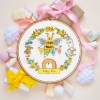 Picture of Baby Bee (Eleanor Teasdale) Cross Stitch Kit with Hoop by Bothy Threads
