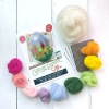 Picture of Cottage Garden Egg Needle Felting Kit