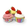 Picture of Strawberry Cupcakes Needle Felting Kit