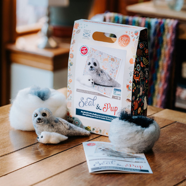 Seal & Pup Needle Felting Kit Stitchtastic