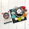 Picture of Nordic Gnomes in a Hoop Needle Felting Kit