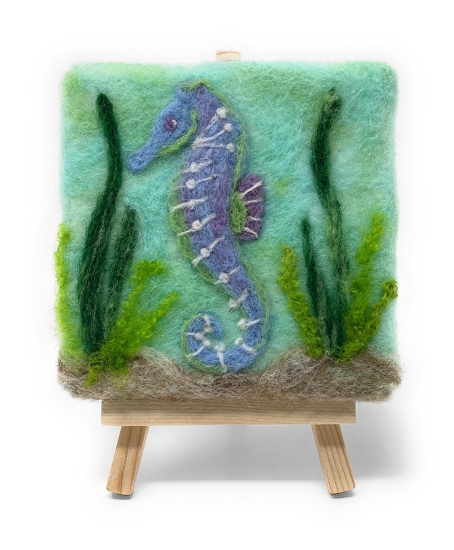 Picture of Mini Masterpiece Seahorse Needle Felting Kit