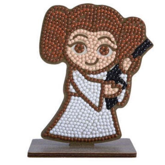 Picture of Princess Leia - Crystal Art Buddy Kit (Star Wars)