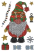 Picture of Crystal Art A6 Stamp Set  -  Wintertime Gnome 