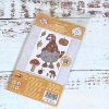 Picture of Crystal Art A6 Stamp Set  - Autumn Harvest Gnome
