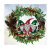 Picture of Christmas Gnomes 18x18cm Crystal Art Card