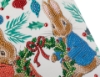 Picture of Peter Rabbit & Flopsy Festive Wreath Christmas 18x18cm Crystal Art Card