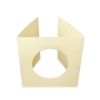 Picture of Round aperture square cards - Cream (Pack of 5)