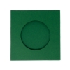 Picture of Round aperture square cards - Christmas Green (Pack of 5)
