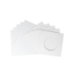 Picture of Round aperture square cards - White (Pack of 5)