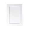 Picture of Rectangular Aperture A6 Cards - White (Pack Of 5)