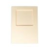Picture of Square Aperture A6 Cards - Cream (Pack Of 5)