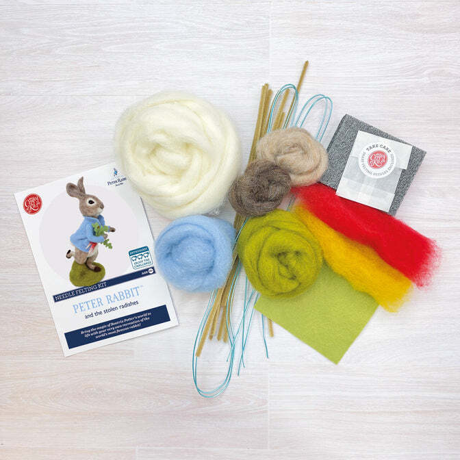 Peter Rabbit Stolen Radishes Needle Felting Kit | Stitchtastic