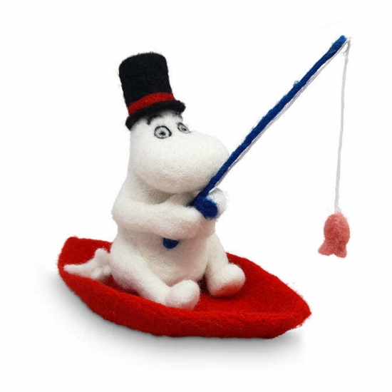 Picture of Moominpappa goes Fishing Needle Felting Kit