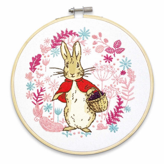 Picture of Flopsy Goes Blackberry Picking Embroidery Kit