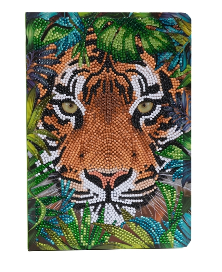 Picture of Tiger In The Forest 26X18CM Crystal Art Notebook