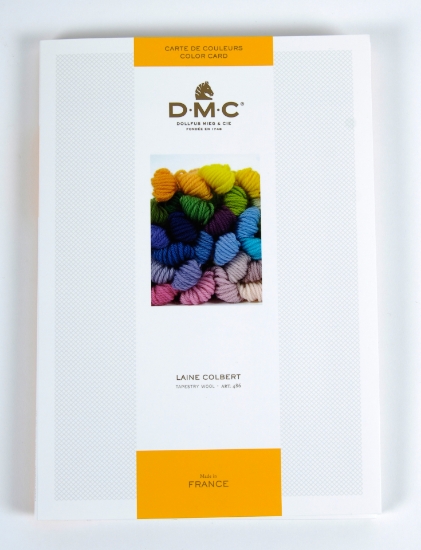 Picture of DMC Tapestry Wool Shade Card (real threads) - W486