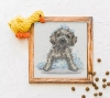 Picture of Bubbles And Barks Dog - (Hannah Dale) Cross Stitch Kit by Bothy Threads