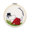 Picture of Moominpappa Snoozing Embroidery Kit
