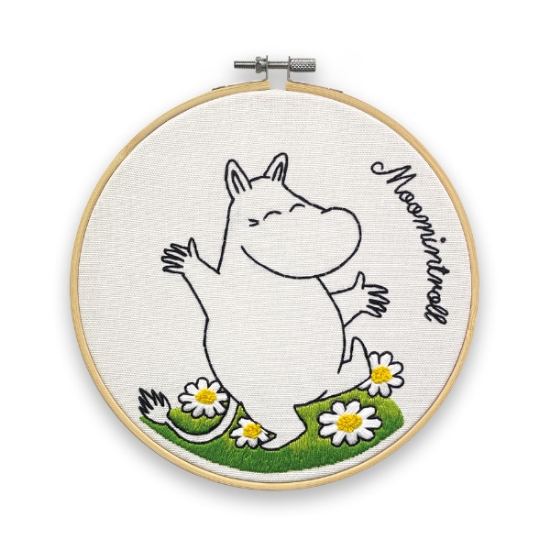 Picture of Moomintroll Dancing Embroidery Kit