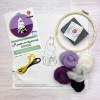 Picture of Moominmamma Thinking in a Hoop Needle Felting Kit