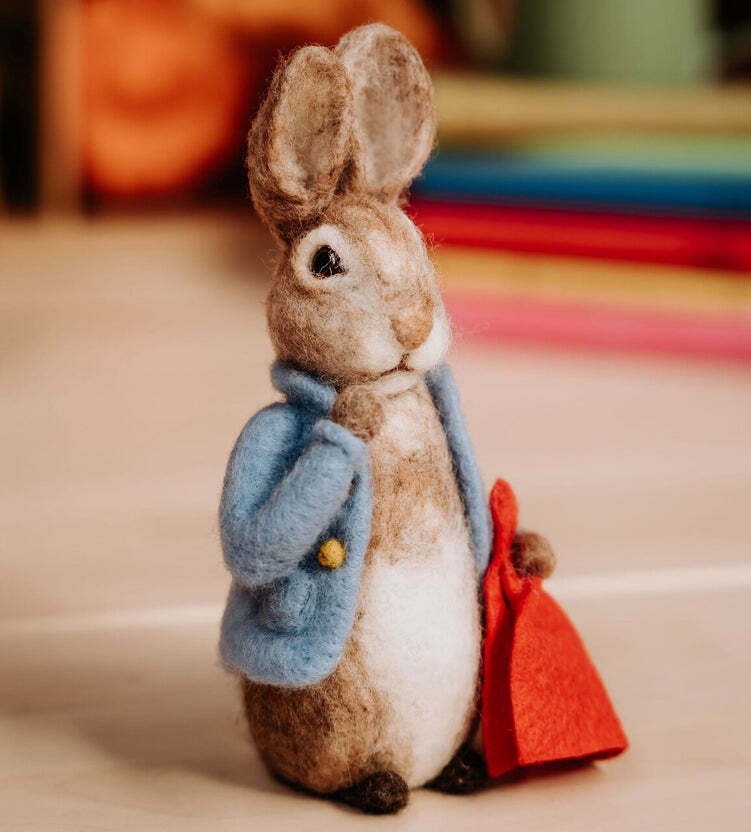 Peter Rabbit and his Pocket Handkerchief Needle Felting Kit | Stitchtastic
