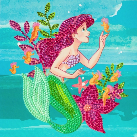 Picture of Ariel 18x18cm Crystal Art Card