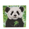 Picture of Baby Panda 18x18cm Crystal Art Card