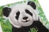 Picture of Baby Panda 18x18cm Crystal Art Card