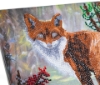 Picture of Autumn Fox 30cm x 30cm Crystal Art Framed Canvas