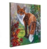 Picture of Autumn Fox 30cm x 30cm Crystal Art Framed Canvas