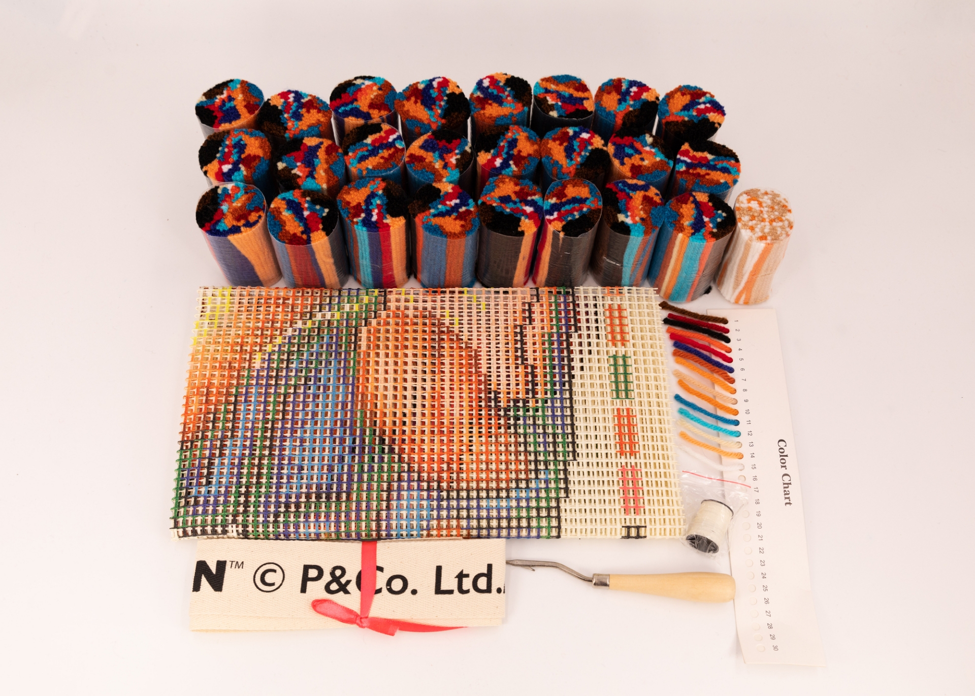 Zweigart Rug/Tapestry Canvas (3hpi) Blue Lined Latch Hook Rug Canvas (Multiple S | UK - View #10