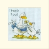 Picture of Thank You Greetings Card Cross Stitch Kit by Bothy Threads