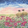 Picture of Ladybird in the Meadow Sheep Cross Stitch Kit By Bothy Threads